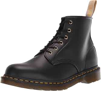 dr.martens ドクターマーチン 101 VEGAN 6ホール Amazon.com | Dr. Martens unisex-adult Vegan 101, Black Felix Rub